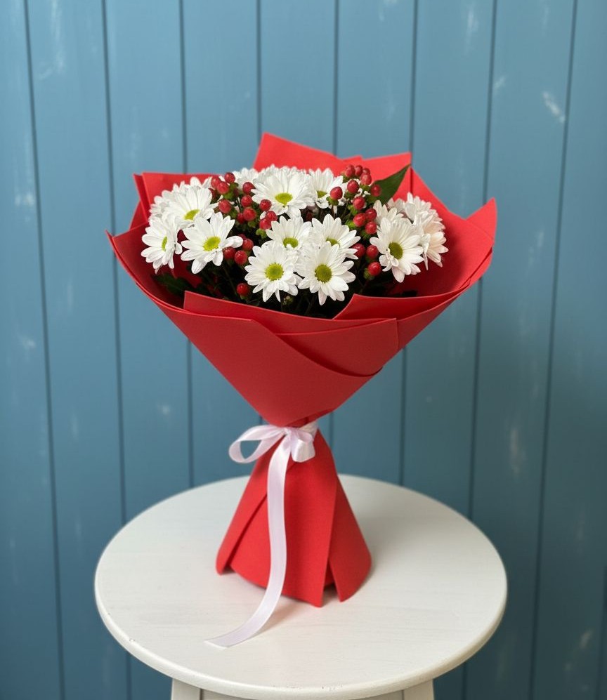 Букет цветов из: Хризантемы в Амазаре