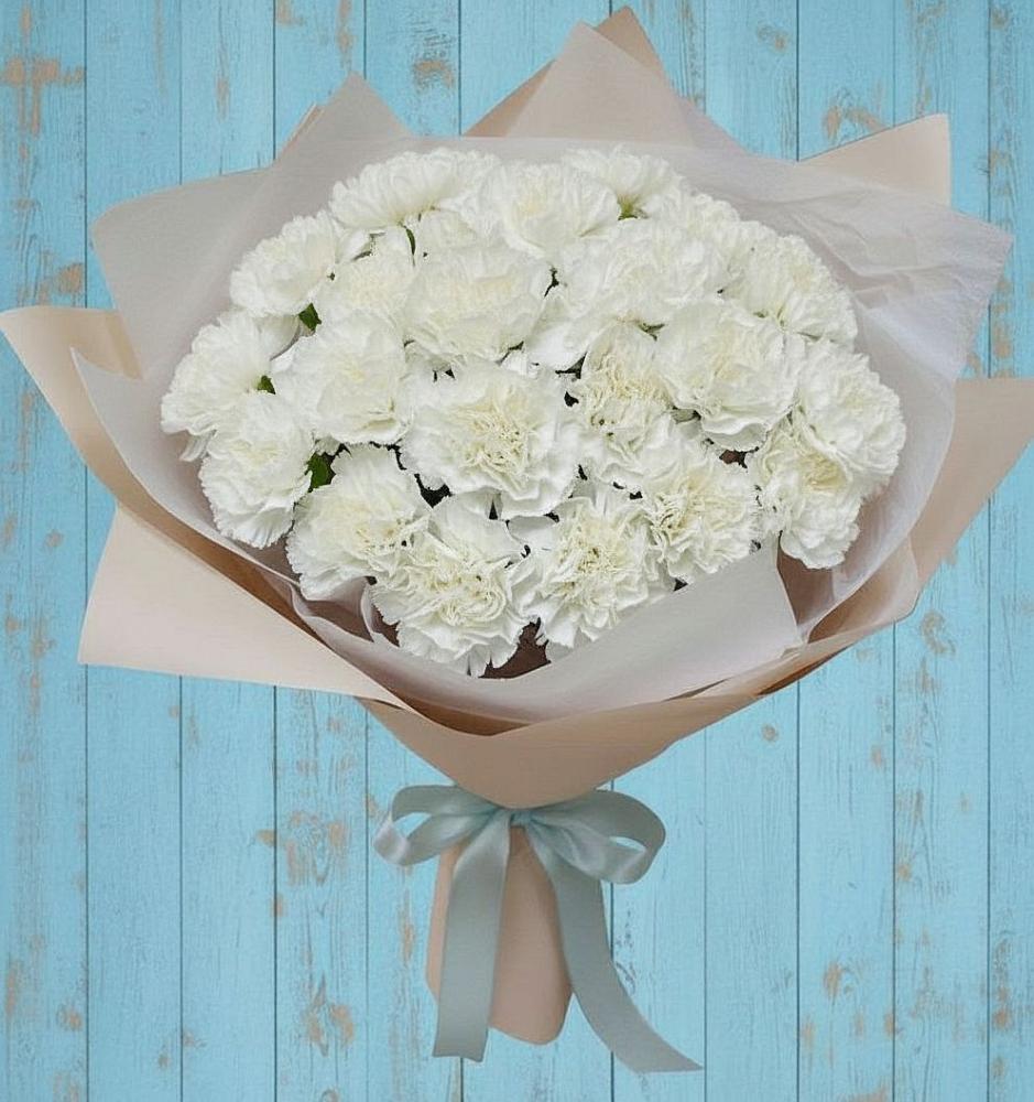 Букет цветов из: Гвоздики в Амазаре