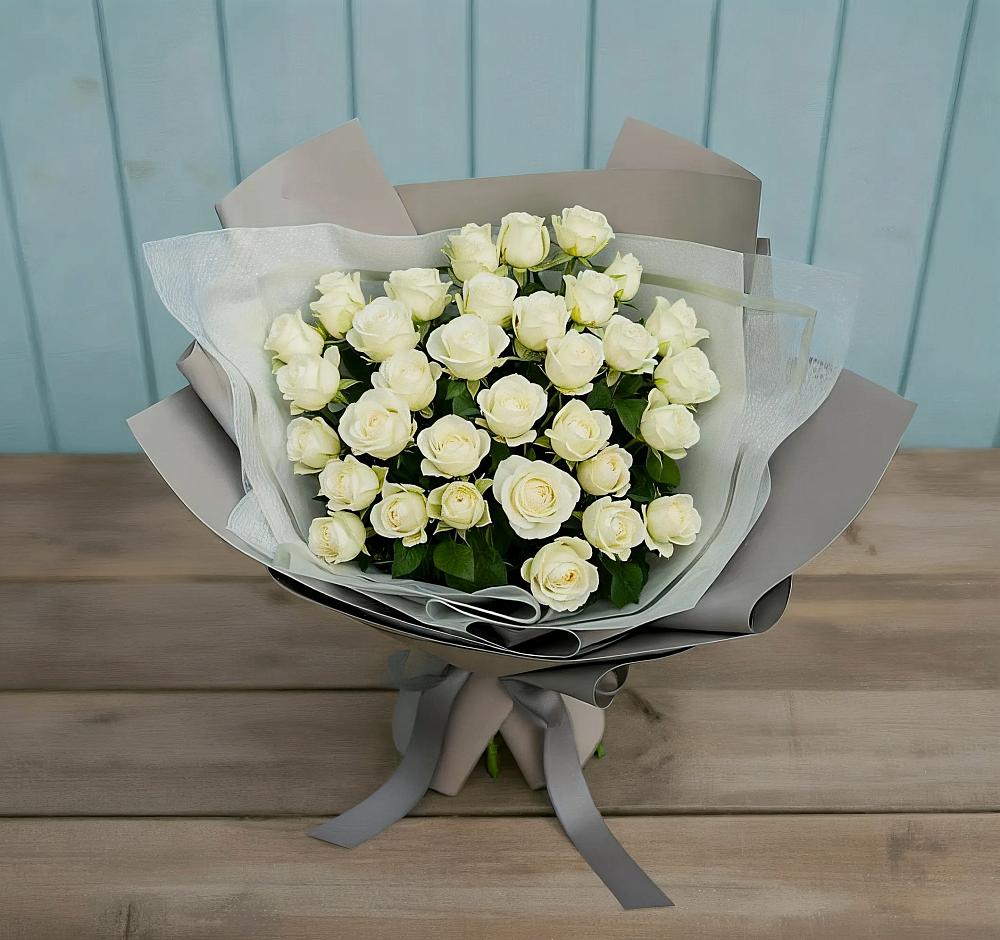 Букет Белоснежная нежность в Амазаре