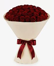 Букет 101 Бордовая роза Блэк Бакарра в Амазаре