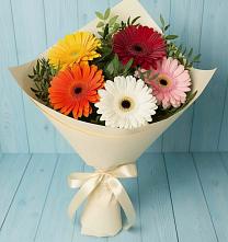 Букет цветов из:  Герберы в Амазаре