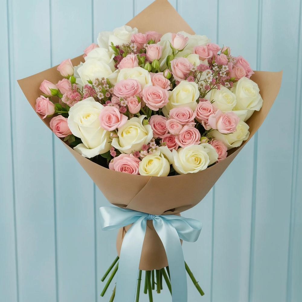 Букет цветов из: Розы в Амазаре