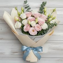 Букет цветов из:  Лизиантусы #REPLACE_PRED# Амазаре