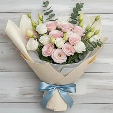 Букет цветов из:  Лизиантусы в Амазаре