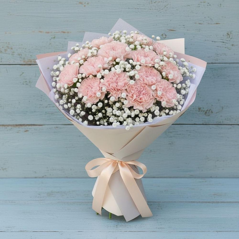 Букет цветов из: Гвоздики в Амазаре