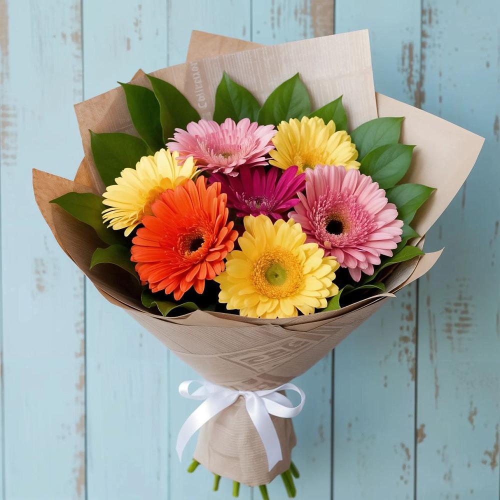 Букет цветов из: Герберы в Амазаре