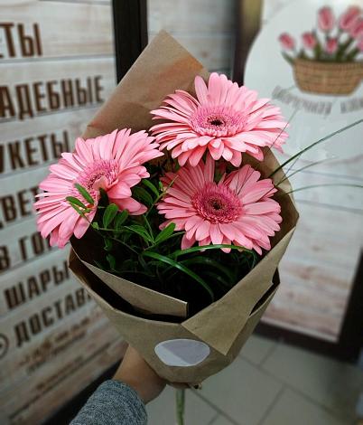 Букет цветов из: Герберы в Амазаре