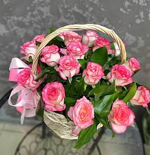 Цветочная композиция из Розы в корзине в Амазаре