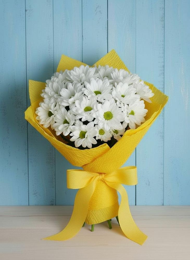 Букет цветов из: Хризантемы в Амазаре