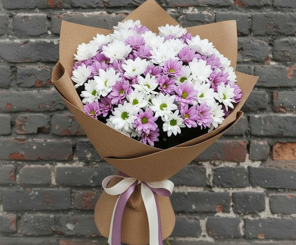 Букет цветов из: Хризантемы в Амазаре