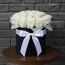 Цветочная композиция из Розы в шляпной коробке в Амазаре